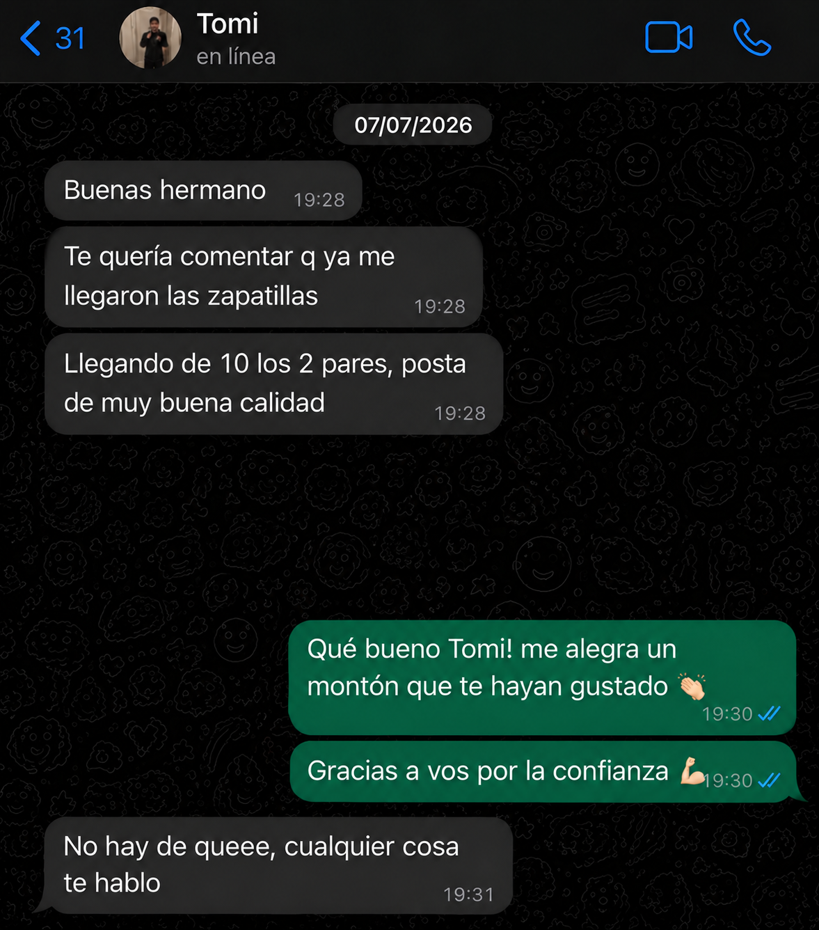 Testimonio de cliente